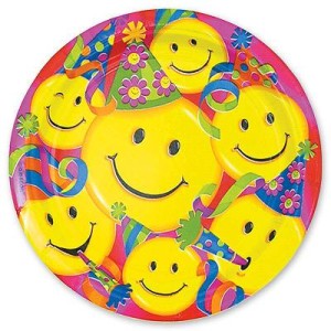 Тарелка Улыбки 17 см, 8 шт/A