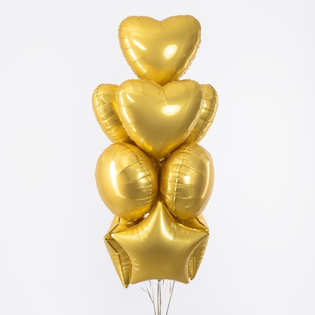 Fm (18''/46 см) ЗВЕЗДА Сатин Gold, 1 шт.