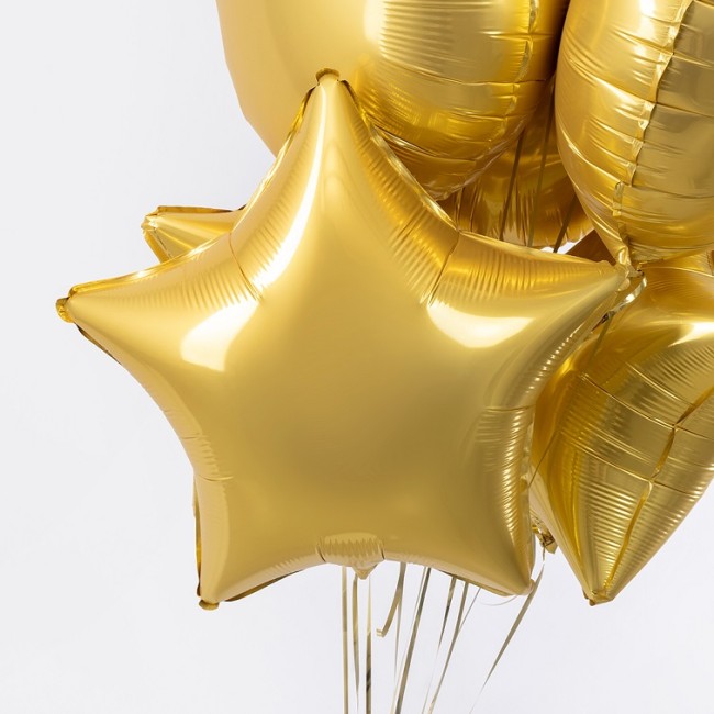 Fm (18''/46 см) ЗВЕЗДА Сатин Gold, 1 шт.