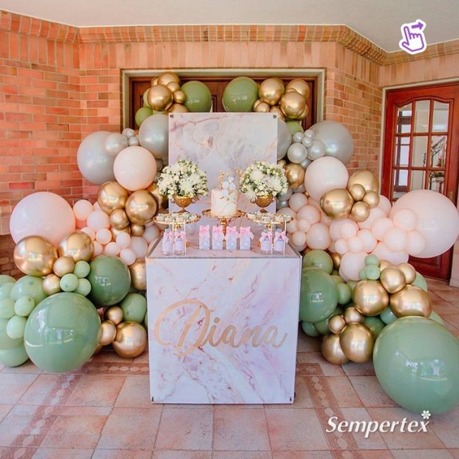 Sp (12''/30 см) Эвкалипт (027), пастель, 12 шт.