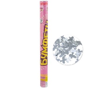 Хлопушка Бумфети 60см конф бум/фол Голуби, 1 шт.