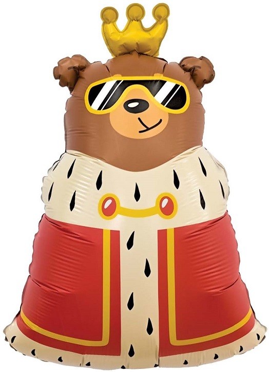 Ag (31''/79 см) Фигура, Король дня, 1 шт. в уп.