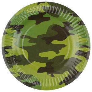 Тарелки (7''/18 см) Камуфляж, 6 шт.