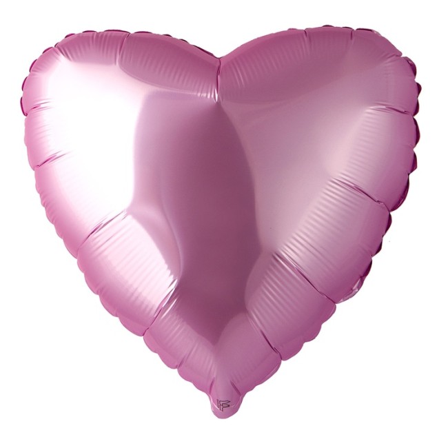 Fm (18''/46 см) СЕРДЦЕ Сатин Pink, 1 шт.