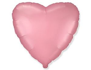 Fm (18''/46 см) СЕРДЦЕ Сатин Pink, 1 шт.