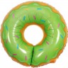 Fa (27"/69 см) Фигура, Пончик, Зеленый, 1 шт.