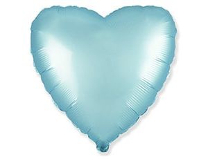Fm (18''/46 см) СЕРДЦЕ Сатин Blue, 1 шт.