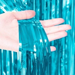 Занавес Дождик Бирюзовый, 100*200 см, 1 шт. Занавес Дождик Бирюзовый, 100*200 см, 1 шт.