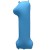 Вз (40''/102 см) Цифра 1, Неон Blue, 1 шт. в уп.