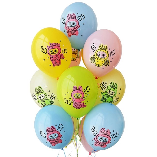 Bb( 14''/36 см) Шар с рис. Эльфы плюшевые куклы 2цв, 50 шт.