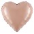 Fa (5''/13 см) Микро-сердце с клапаном, Карамель, Сатин, 5 шт.