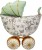 Fa (36''/91 см) Фигура, Коляска Ретро, Сатин, 1 шт.