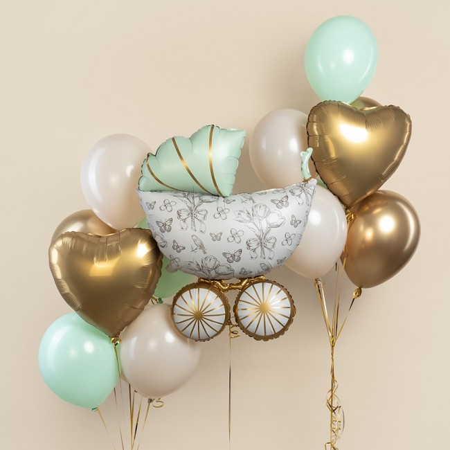 Fa (36''/91 см) Фигура, Коляска Ретро, Сатин, 1 шт.