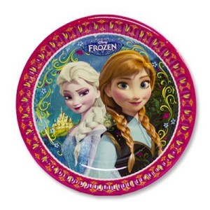 Тарелка Холодное сердце 23 см, 8 шт/Р