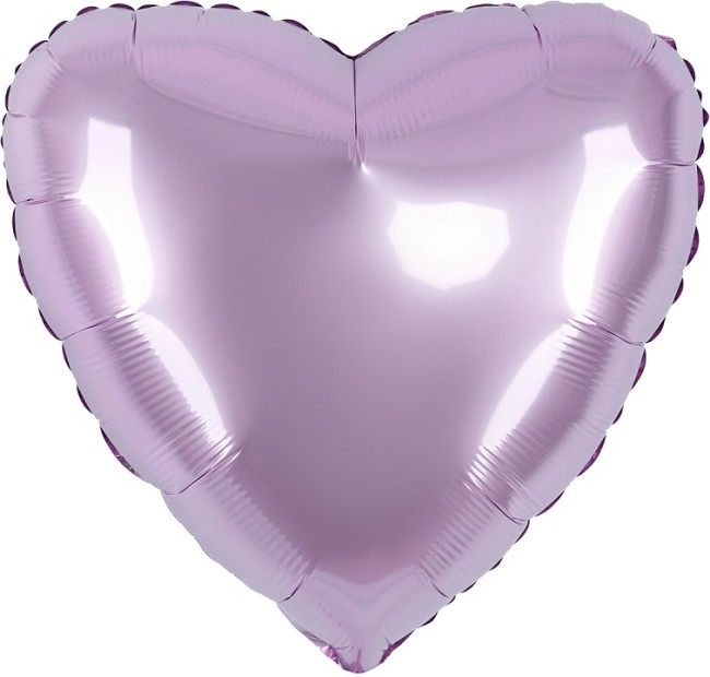 Fm (18''/46 см) СЕРДЦЕ Сатин Lilac, 1 шт.