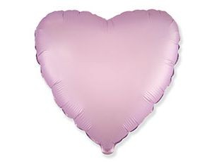 Fm (18''/46 см) СЕРДЦЕ Сатин Lilac, 1 шт.