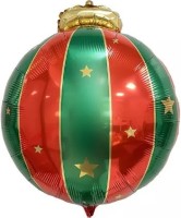 Fa (28"/71 см) Фигура, Новогодний шар, Красный/Зеленый, 1 шт.