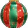 Fa (28"/71 см) Фигура, Новогодний шар, Красный/Зеленый, 1 шт.