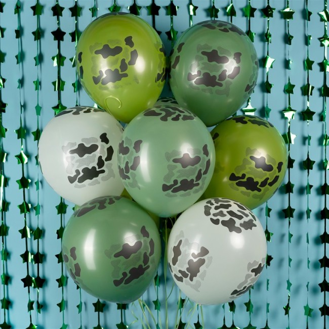 ДБ (12''/30 см) Камуфляж, Ассорти, пастель, 5 ст, 25 шт.