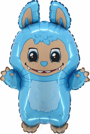 Gr (26''/66 см) Фигура, Плюшевый эльф, Голубой, 1 шт.