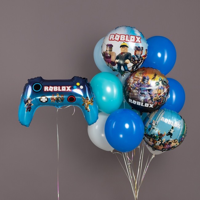 Fa (18''/46 см) Круг, Блоки, Любимая игра, Дизайн №6, 1 шт. в уп.