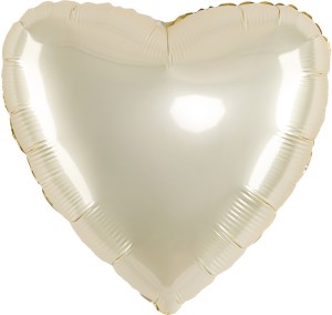 Fm (18''/46 см) СЕРДЦЕ Сатин Gold, 1 шт.