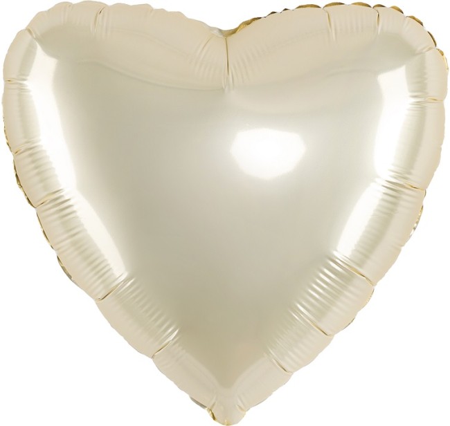Fm (18''/46 см) СЕРДЦЕ Сатин Gold, 1 шт.