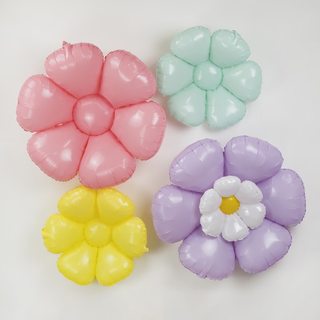 Fa (18''/46 см) Мини-цветок, Ромашка, Белый, 5 шт.