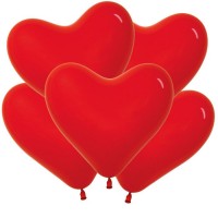 Sp Сердце (12''/30 см) /Красный, Пастель, 12 шт.