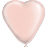Gm (10''/26 см) /Сердце, Пастель Розовое, 50 шт.