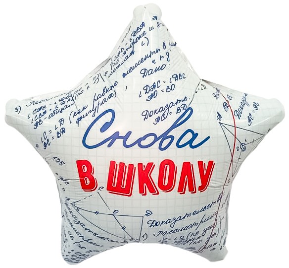 Ag (19''/48 см) Звезда, Снова в Школу, 1 шт.