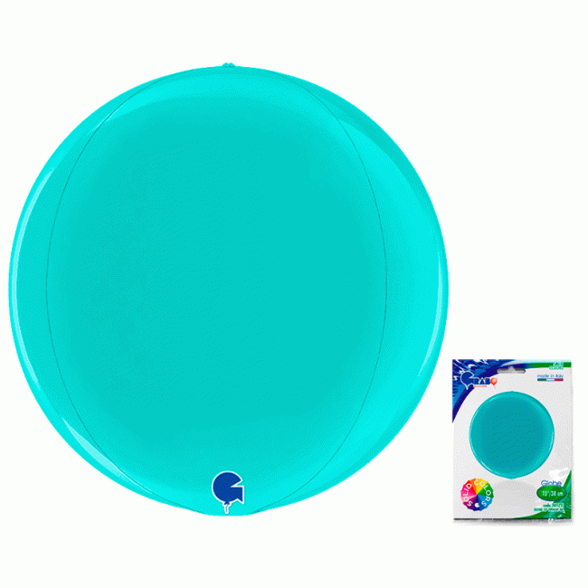 Gr 3D СФЕРА Б/РИС 15" Металлик Tiffany