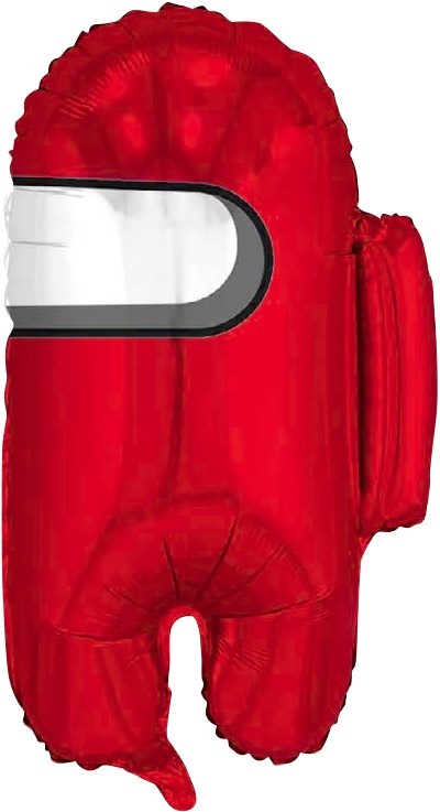 Ag (26"/66 см) Фигура, Космонавтик, Красный, 1 шт.