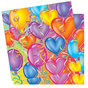 F 33см X 33см Салфетки Праздничное настроение 20шт