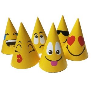 PR Колпачок Эмодзи Смайл ассорти 6шт