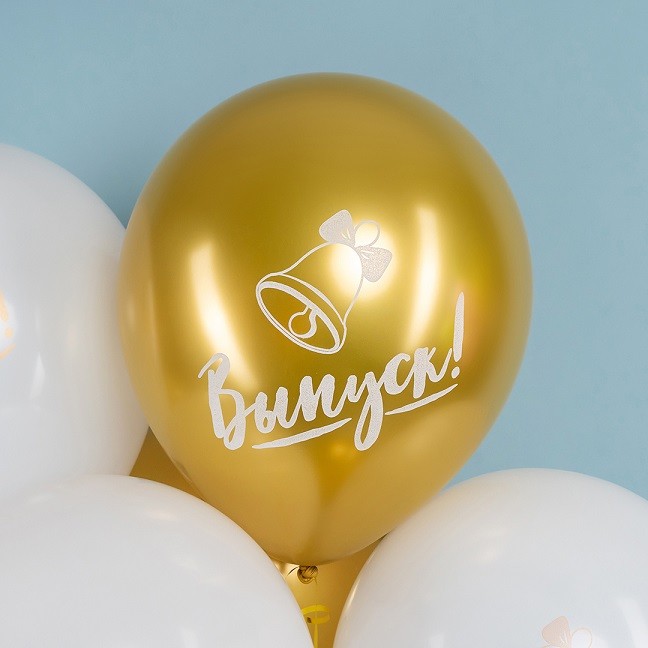 Дб (12''/30 см) Выпуск!, Белый/Золото, хром, 2 ст, 25 шт.