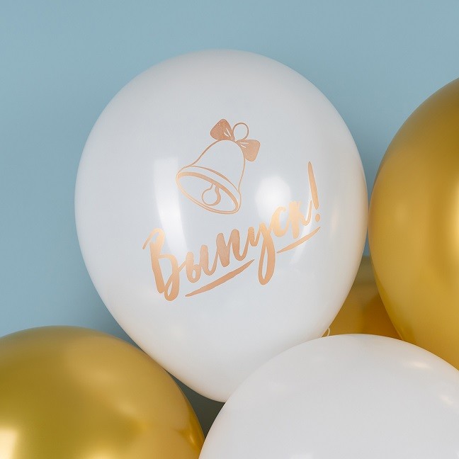 Дб (12''/30 см) Выпуск!, Белый/Золото, хром, 2 ст, 25 шт.