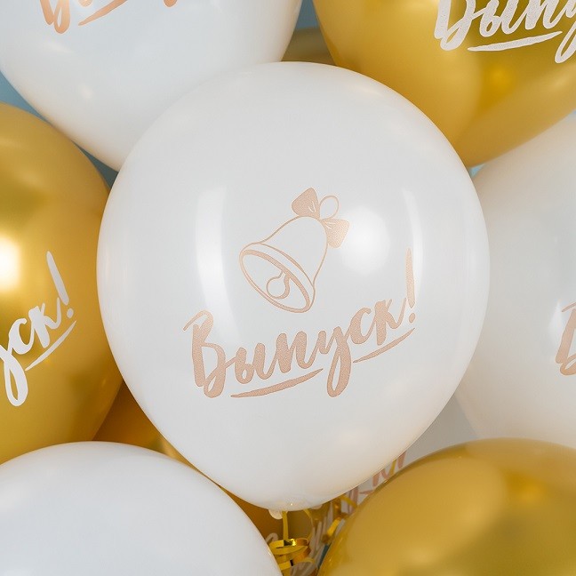 Дб (12''/30 см) Выпуск!, Белый/Золото, хром, 2 ст, 25 шт.