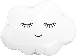 Ag (26''/66 см) Фигура, Белое облачко, 1 шт. в уп.