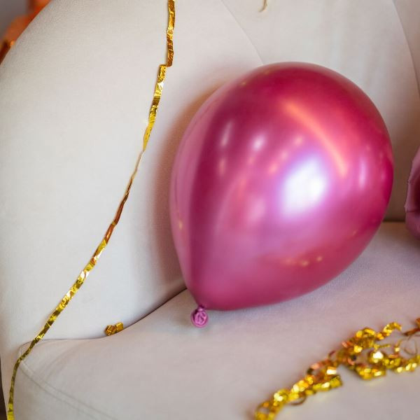 M (11''/28 см) Хром PLATINUM Pink 25 шт.