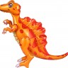 Fa (30"/76 см) Ходячая Фигура, Динозавр Спинозавр, Оранжевый, 1 шт. в упак.