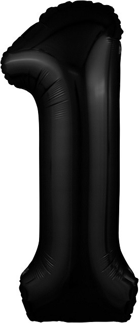 Ag (40''/102 см) Цифра, 1, Slim, Чёрный, в упаковке 1 шт.