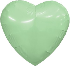 Ag (18''/46 см) Сердце, Олива, 1 шт.