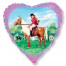 Fm (18"/45см) /Сердце, Джулия на лошади, 1 шт.