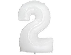Fm (37''/95 см) Цифра, 2, Белая , 1 шт.