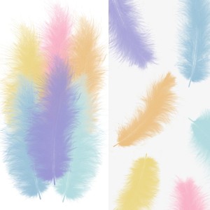 Перья, Премиум, Макарунс, Ассорти, 12-15 см, 30 шт. Перья, Премиум, Макарунс, Ассорти, 12-15 см, 30 шт.