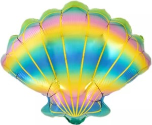 Fa (17&quot;/43 см) Мини-фигура, Морская ракушка, Радужный, Градиент, 5 шт.