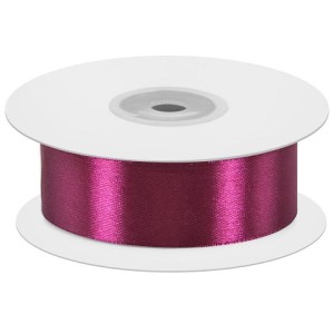 Лента атласная (1,2 см*22,85 м) Красное дерево, 1 шт.