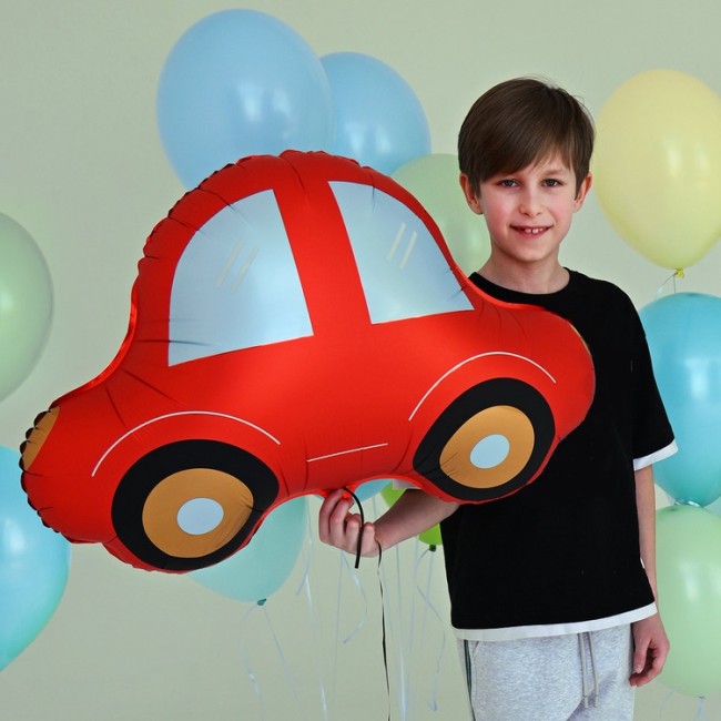 Вз (37''/94 см)  ФИГУРА Машина красная, 1 шт. в уп.