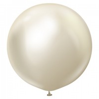 Вх (24"/60 см) Белое золото, Зеркальный шар, 1 шт.